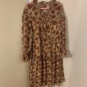 Long sleeve maxi dress